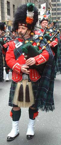 Plaid Pipers - NYC St. Patrick's Parade, 2001