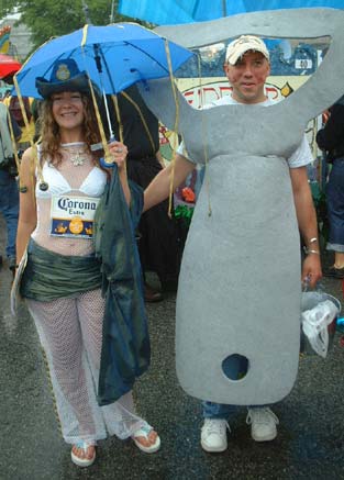 Corona bottle
Coney Island Mermaid Parade, 2003