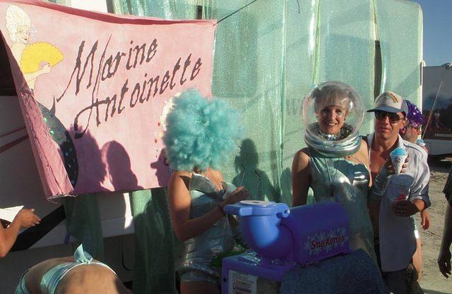 The Marine Antoinettes from Mermaid Parade Pod had a sno-cone happy hour
