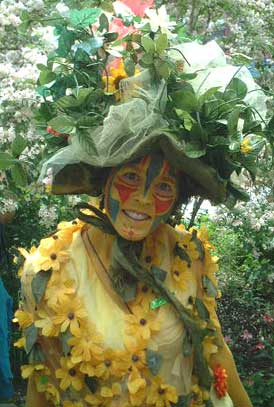 Flowered Beauty - Earth Celebrations' 11th annual Rites of Spring Procession