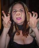 Ms Piggy... Freaks Costume Ball, NYC 10-24-03 (jtg)