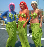 Rainbow Merms - Coney Island Mermaid Parade 2002
