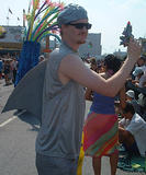 Armed Shark - Coney Island Mermaid Parade 2002