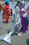 Sliver Purple Merms - Coney Island Mermaid Parade 2002