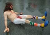 Castrated Jesus1- 
Coney Island Mermaid Parade, 2003