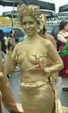 Mermaid gold  - 
Coney Island Mermaid Parade, 2003