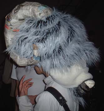 Ram Head 2 - Great costume... The Madagascar Institute's "The Festival of the Hurting" party, Brooklyn, NY.