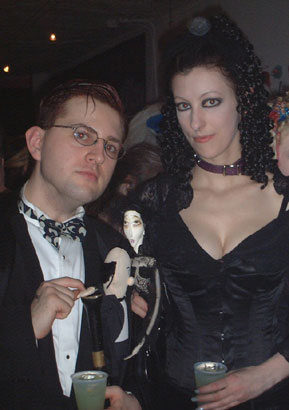 Mini mes -  Dollhaus Gallery's "Terrible Toy Fair" party, Williamsburg, Brooklyn. March 1, 2003. www.dollhaus.com