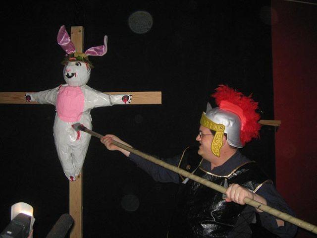 Esther the Fertility Bunny is persecuted by the Romans