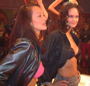 Leather & Denim 1 - NYC's X-Bra Fashion Show, February 2001.