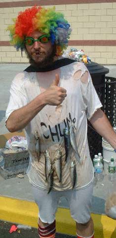 Chum - Inspired costumer at the 2001 Coney Island Mermaid Parade