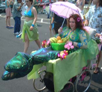Fruit Bearing Mermaid - 2001 Coney Island Mermaid Parade