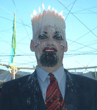 Candlehead 2 - Burning Man, 2002.