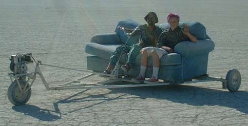 Couchmobile - Burning Man, 2002.