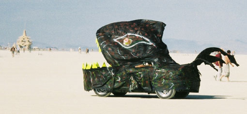 Piranha Car... - Burning Man, 2002.