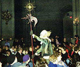 NYC St John's Procession - The Halloween Procession, St. John's Cathedral - New York City, 10/28/00 - For more- Go to the Theater Section and see *Special Performances