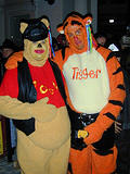 Leather Pooh & Tigger - Leather Pooh & Tigger on an adventure through the Castro.
