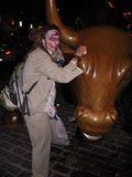 ... While a crack team of zombie cleaners cleaned the bull...