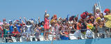 Arrival Panorama - Fire Island Invasion, July 4th, 2002