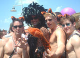 Queen with her pride - Fire Island Invasion, July 4th, 2002