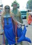 Blue Mermaid - 2001 Coney Island Mermaid Parade