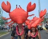 Lobster Hats - 2001 Coney Island Mermaid Parade