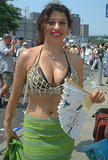 Fanning Merms - Coney Island Mermaid Parade 2002