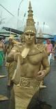 Golden warrior - 
Coney Island Mermaid Parade, 2003
