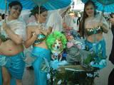 Mermaid family - 
Coney Island Mermaid Parade, 2003