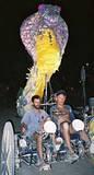 Python Bike - Burning Man 2001.  To edit record e-mail Editor@CostumeNetwork.com.