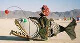 Art Car - Deep Sea Fish - Burning Man 2001.  To edit record e-mail Editor@CostumeNetwork.com.