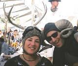 Elk Girl & Tim - Burning Man 2001.