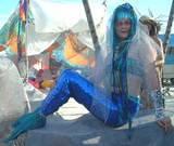 Cate Mermaid - Burning Man, 2002.