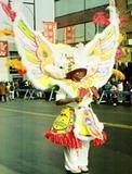 Carnivale Angel - Warming up for Mari Gras? NYC Lunar New Year Parade, Flushing Queens 2001