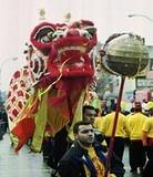 Dragon of Hung Ga School - NYC Lunar New Year Parade, Flushing Queens 2001