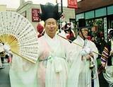 Smoking Wise man - NYC Lunar New Year Parade, Flushing Queens 2001