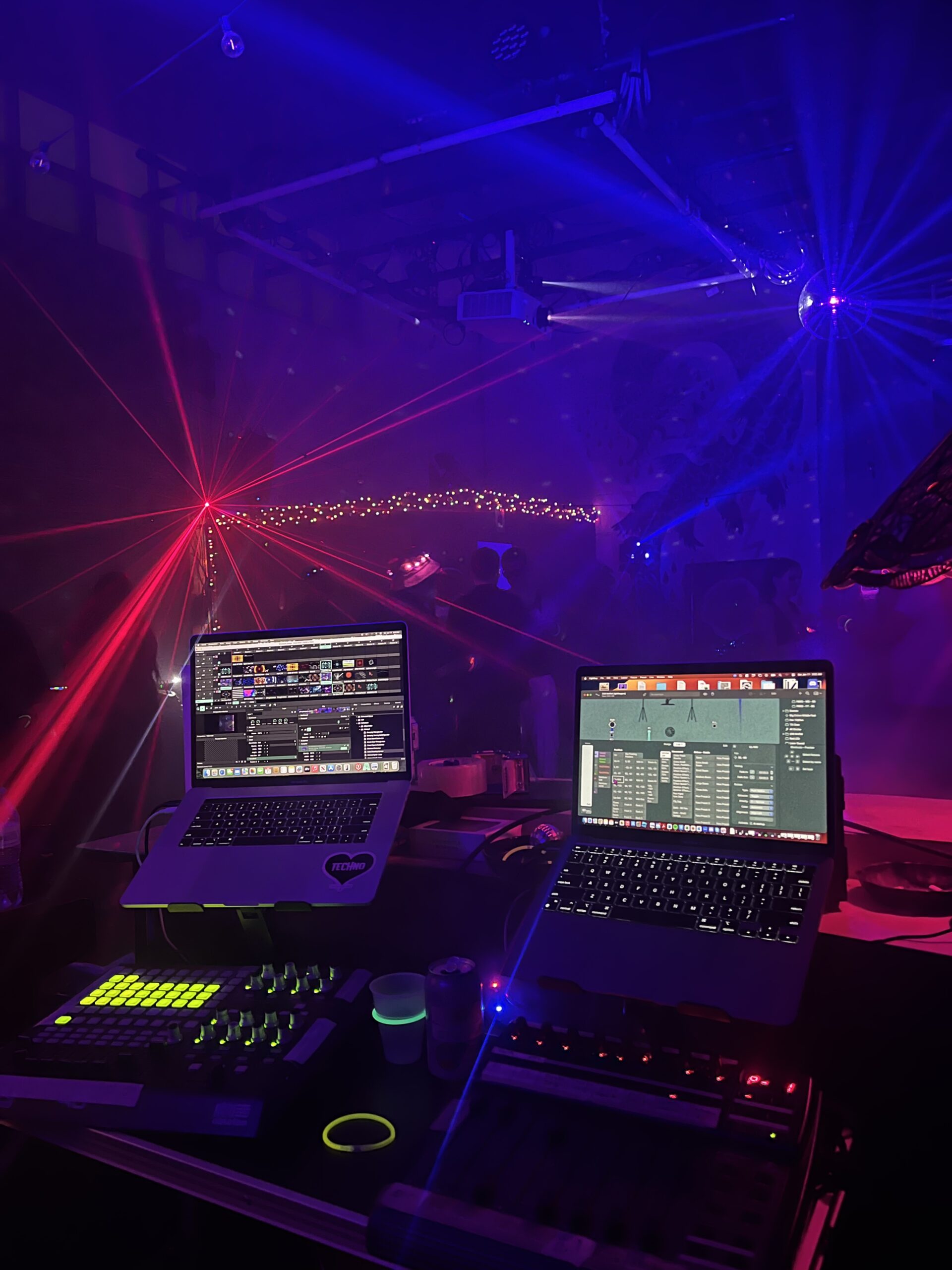 Lighting Design and VJing for Dance Parties